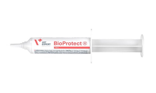 Zdjęcie VetExpert BioProtect Paste probiotyk pasta dla psów i kotów wspomaga mikroflorę przewodu pokarmowego 15 ml