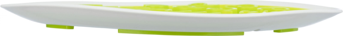 Zdjęcie Trixie Taca Lick'n'Snack w kształcie liścia do przysmaków biało-zielona 28 x 21 cm