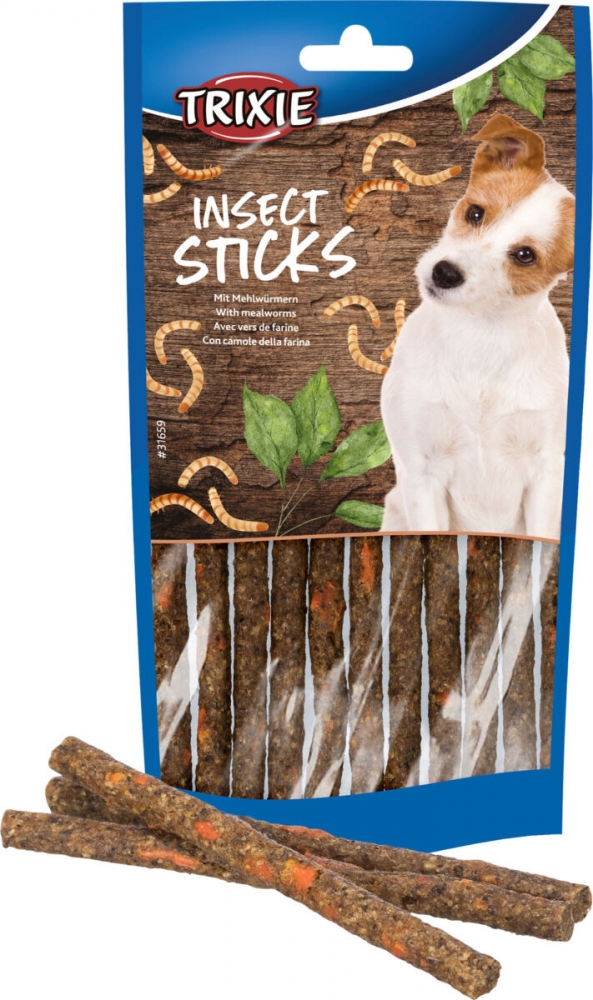 Zdjęcie Trixie Insect Sticks   kabanosy z owadów dla psa 80 g