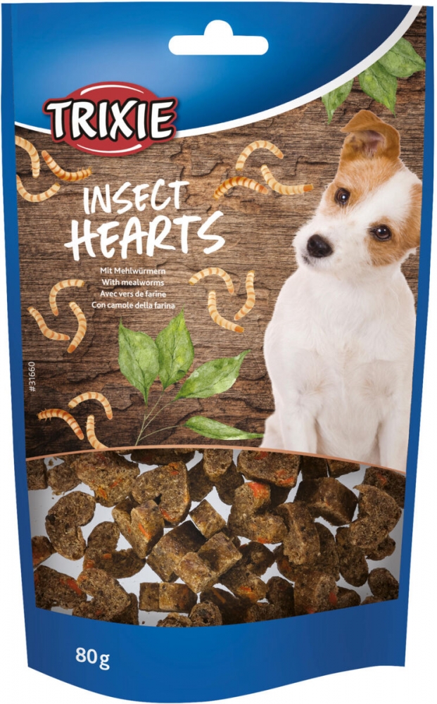 Zdjęcie Vitakraft Insect Hearts  przysmaki z owadów dla psa 80 g