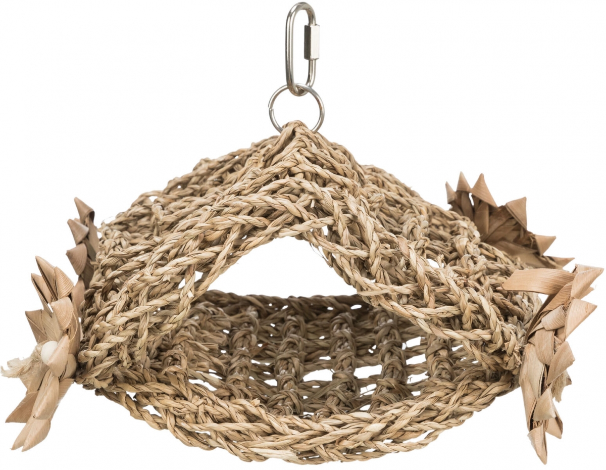 Zdjęcie Trixie Namiot zawieszany dla gryzoni lub ptaków  z trawy morskiej 19 x 22 cm