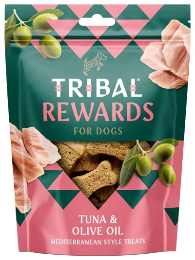 Zdjęcie Tribal Rewards ciastka dla psa tuńczyk i oliwa z oliwek 125g