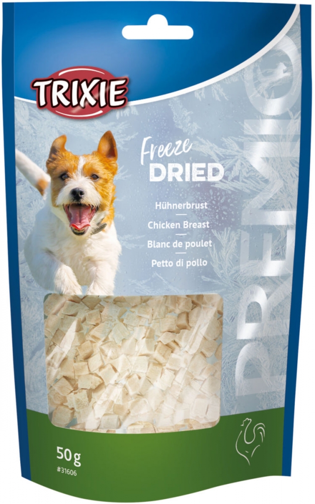 Zdjęcie Trixie Premio Freeze Dried Chicken Breast przysmaki dla psa liofilizowana pierś z kurczaka 50g