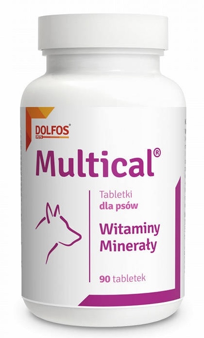 Zdjęcie Dolfos Dog Multical  tabletki witaminowo-mineralne dla psów 90 tabl.