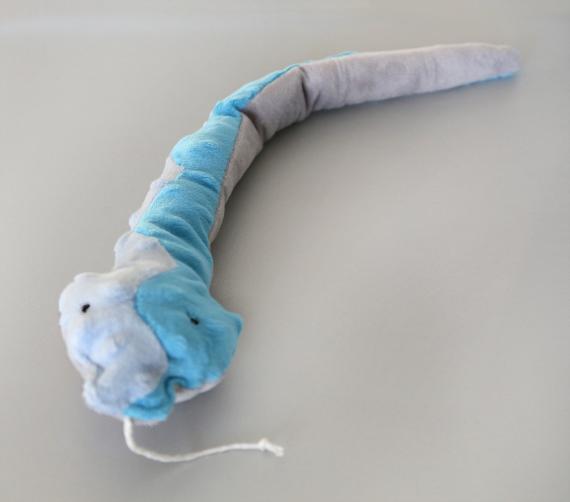 Zdjęcie Kotul Craft Dziki Wąż XXL z kocimiętką zabawka kopacz dla kota  niebieski mix 44,5 cm cm