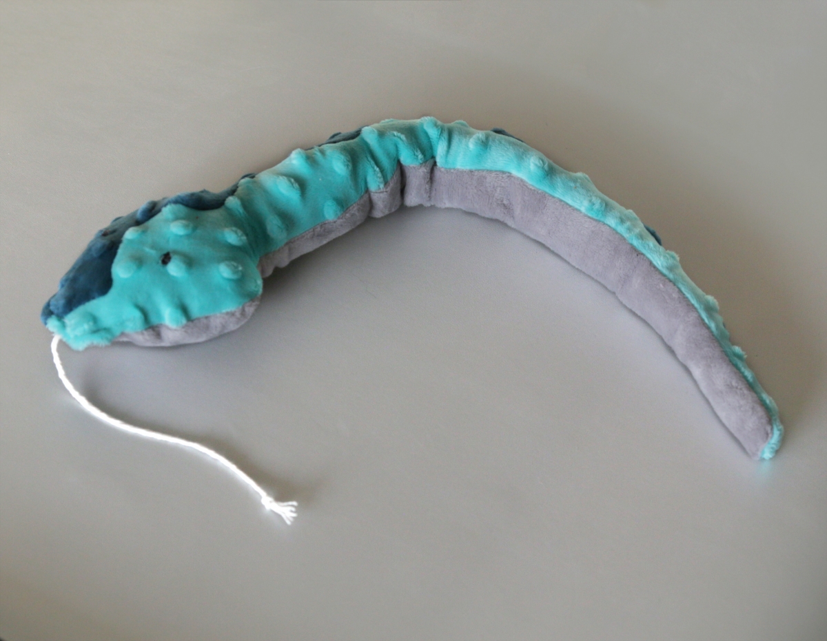 Zdjęcie Kotul Craft Dziki Wąż XXL z kocimiętką zabawka kopacz dla kota  niebieski mix 44,5 cm cm