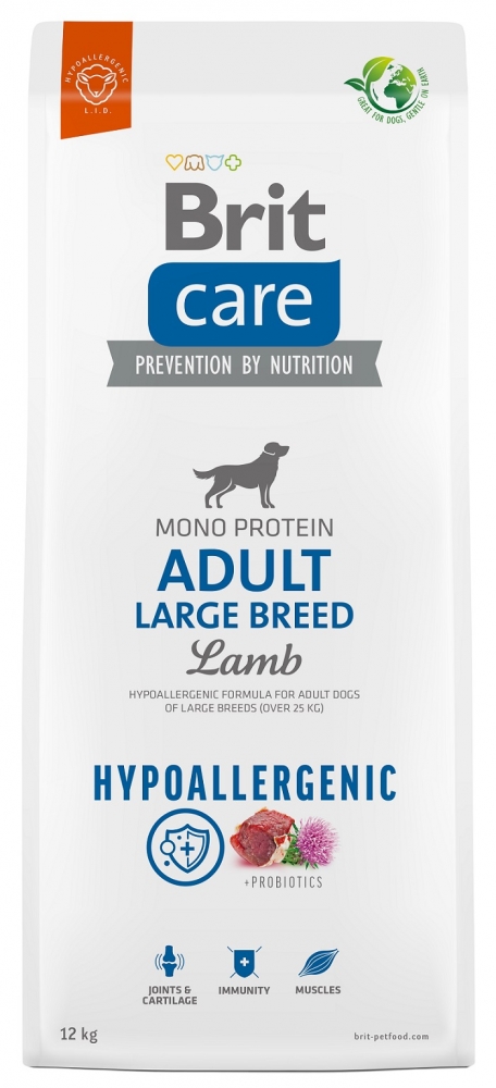 Zdjęcie Brit Care Hypoallergenic Adult Large Breeds  lamb & rice 12kg