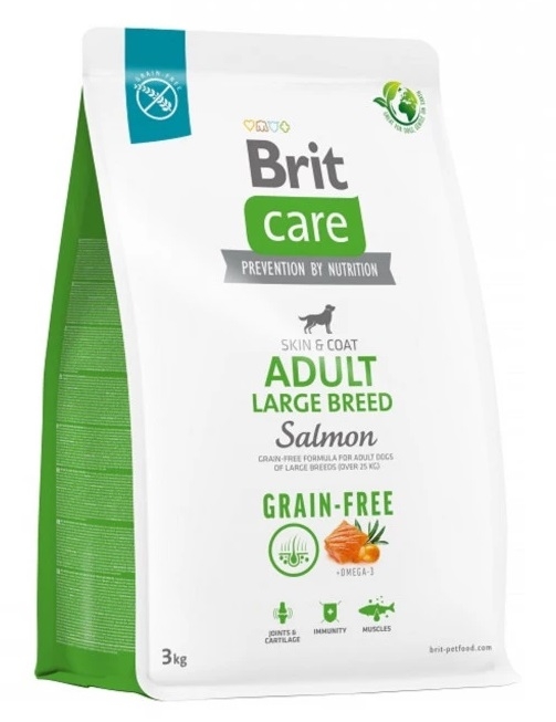Zdjęcie Brit Care Adult Large Breeds Grain Free  salmon & potato 3kg