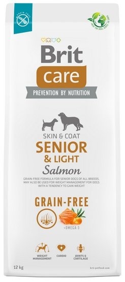 Zdjęcie Brit Care Grain Free Senior & Light   salmon & potato 12kg