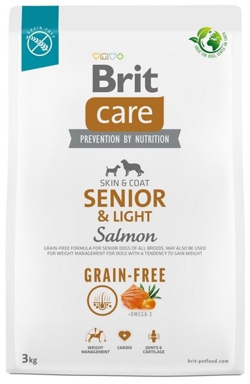 Zdjęcie Brit Care Grain Free Senior & Light   salmon & potato 3kg