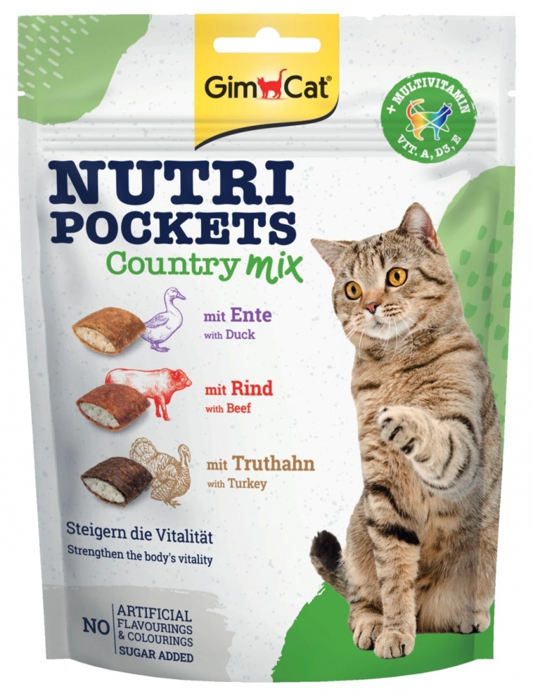 Zdjęcie Gimcat Nutri Pockets przysmaki dla kotów  Country Mix  150g