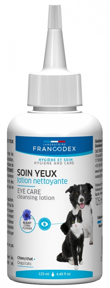 Zdjęcie Francodex Płyn do czyszczenia oczu  dla kotów i psów 125 ml