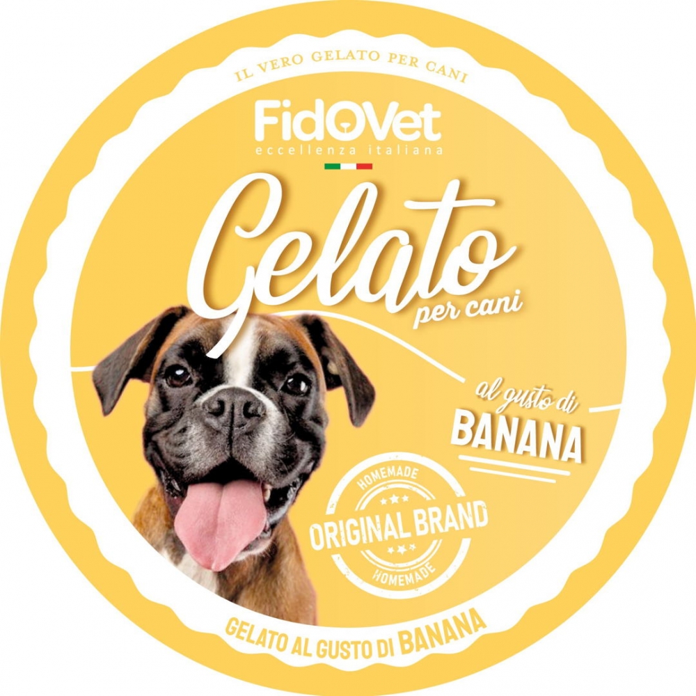 Zdjęcie Fidovet Gelato lody dla psa   bananowe 40g