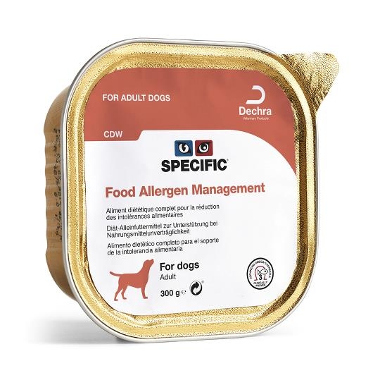 Zdjęcie Specific Dog Food Allergy Management (tacka)  CDW 300g