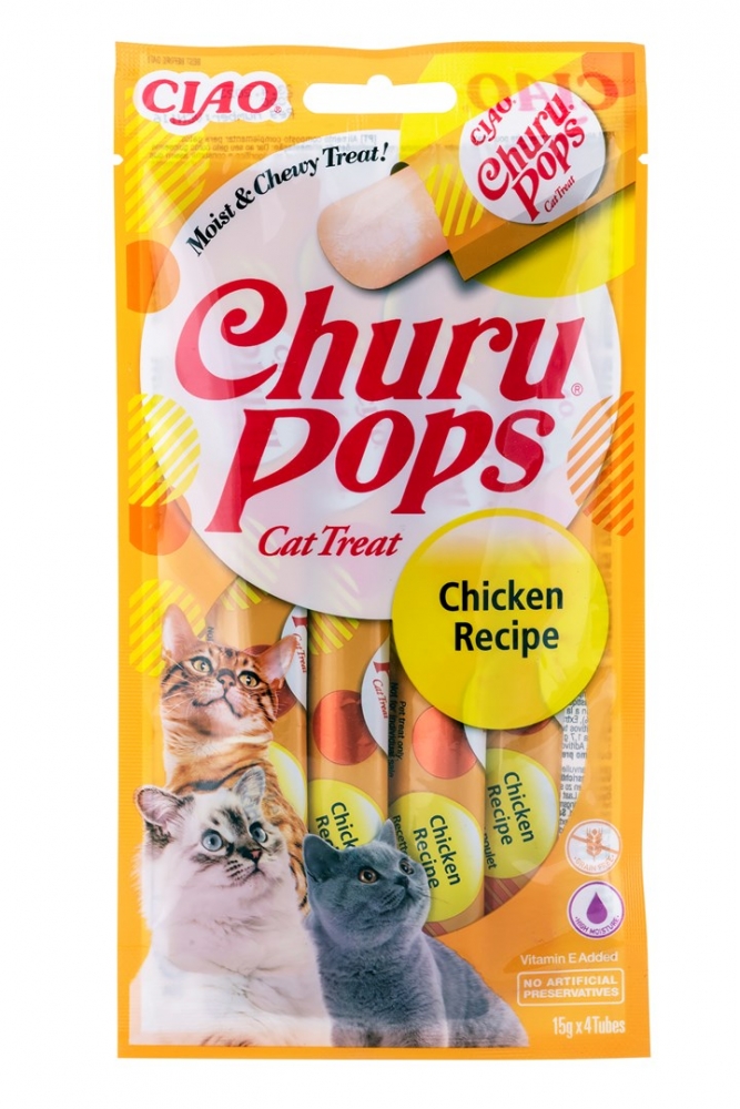 Zdjęcie Churu Pops przysmaki dla kota  kurczak 4x15g