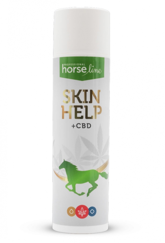 Zdjęcie Horseline Pro Skin Help+CBD 200ml  krem z CBD i beta glukanem do skóry dla koni 200ml