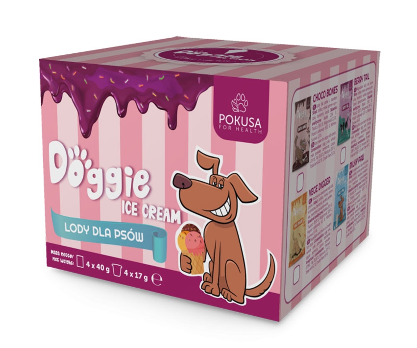 Zdjęcie Pokusa Doggie Ice Cream  lody dla psów 4 szt.