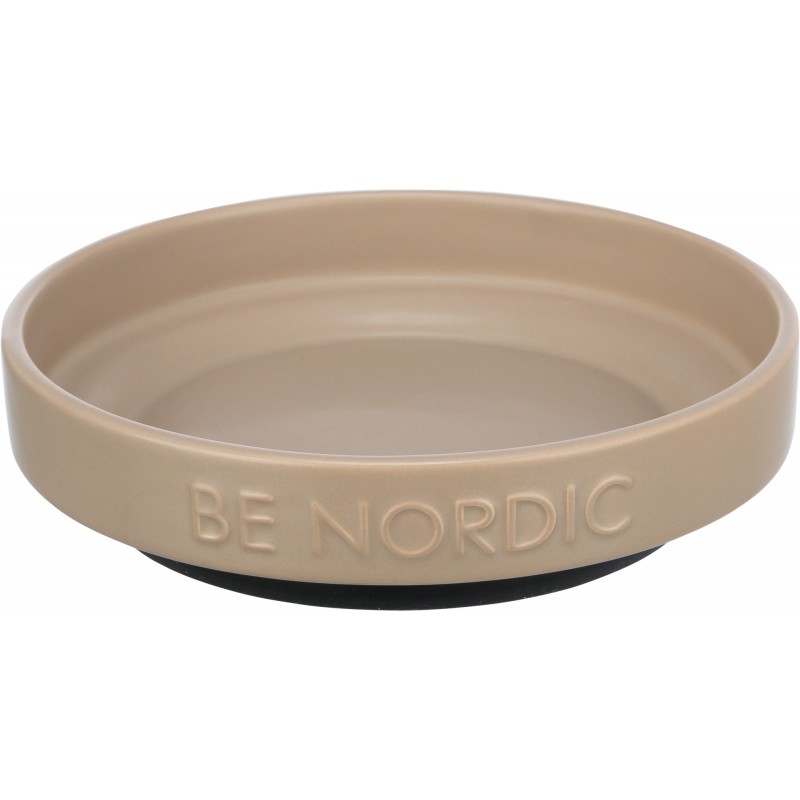 Zdjęcie Trixie Be Nordic miska ceramiczna dla kota szeroka  taupe 0.3 l; śr. 16cm