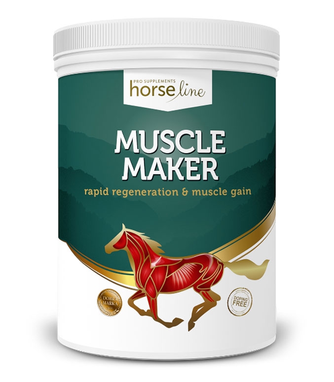 Zdjęcie Horseline Pro Muscle Maker DOPING FREE!  rozbudowa i wzmocnienie mięśni 1050g