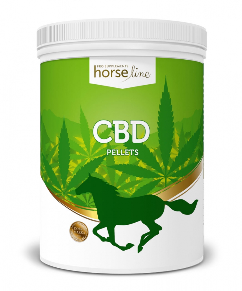 Zdjęcie Horseline Pro CBD dla koni niwelowanie objawów stresowych i lękowych u koni 1500g