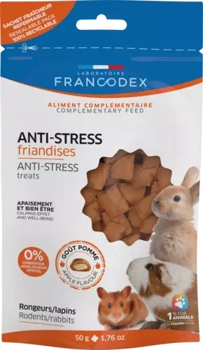 Zdjęcie Francodex Przysmak dla gryzoni i królików  antystresowy 50g