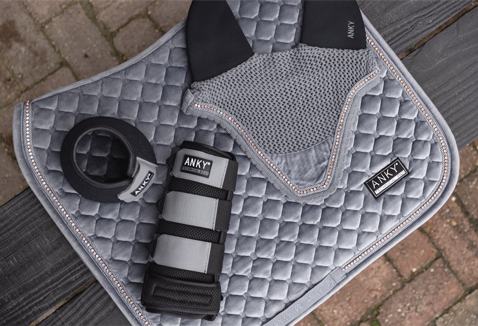 Zdjęcie ANKY Ochraniacze 3D Mesh Boots  black / steel grey 2 szt.