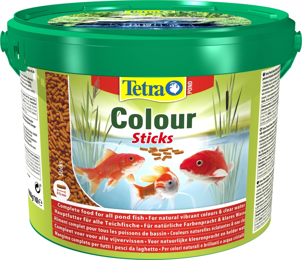 Zdjęcie Tetra Pond Colour Sticks  pokarm wybrawiający dla ryb stawowych 10l