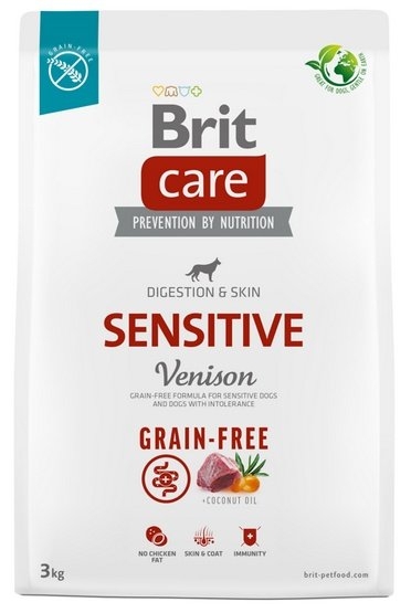 Zdjęcie Brit New Care Sensitive Grain Free Adult All Breed  venison & potato 3kg