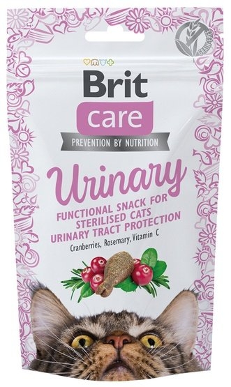 Zdjęcie Brit Care Cat Snack Urinary naturalny przysmak dla kota wspomagający trawienie 50g
