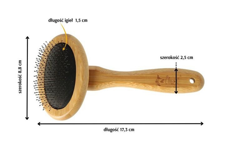 Zdjęcie Dingo Szczotka bambusowa S   17,3 cm