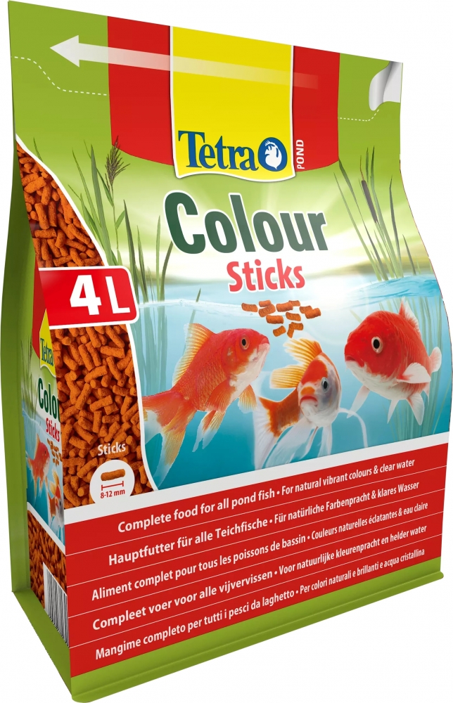 Zdjęcie Tetra Pond Colour Sticks  pokarm wybrawiający dla ryb stawowych 4l