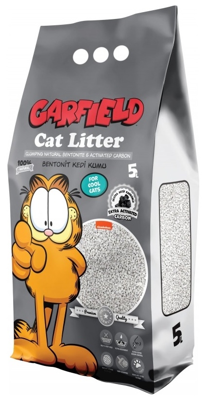 Zdjęcie Garfield Żwirek bentonitowy dla kota zbrylający z dodatkiem węgla aktywnego 5l