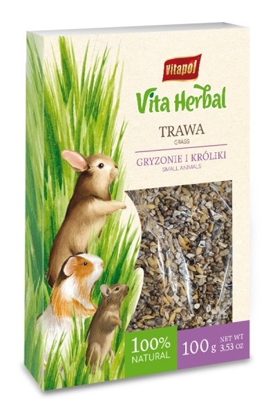 Zdjęcie Vitapol trawka do wysiewu  dla kotów, królików i małych zwierząt 