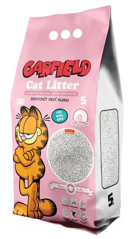 Zdjęcie Garfield Żwirek bentonitowy dla kota zbrylający baby powder 5l