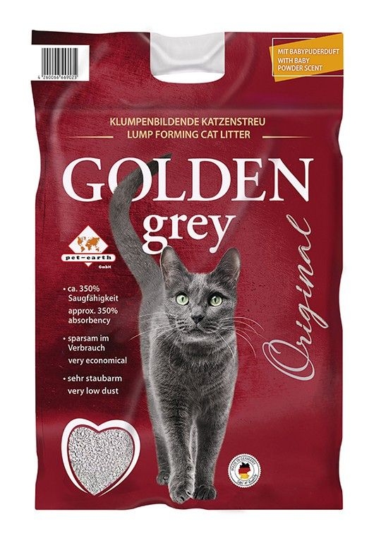 Zdjęcie Golden Grey Samozbrylający żwirek dla kotów  standard 7kg