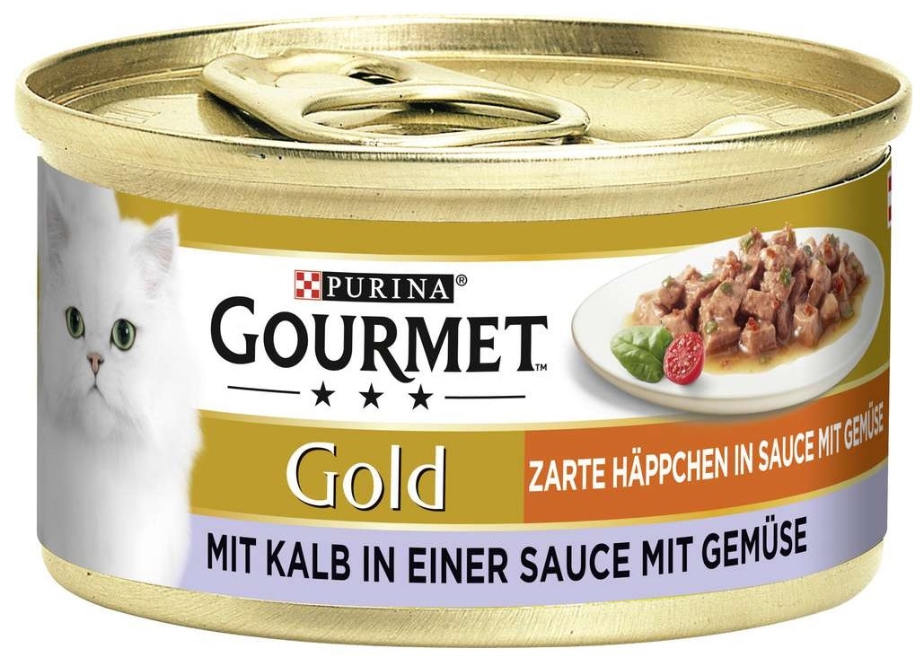 Zdjęcie Gourmet Gold Kawałki w sosie  z cielęciną w warzywnym sosie  85g