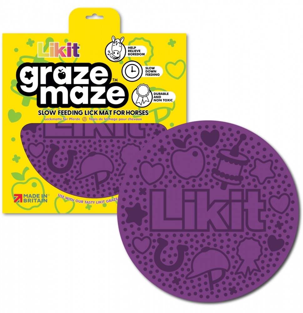 Zdjęcie Likit Graze Maze Lick Mat mata do lizania  fioletowa 