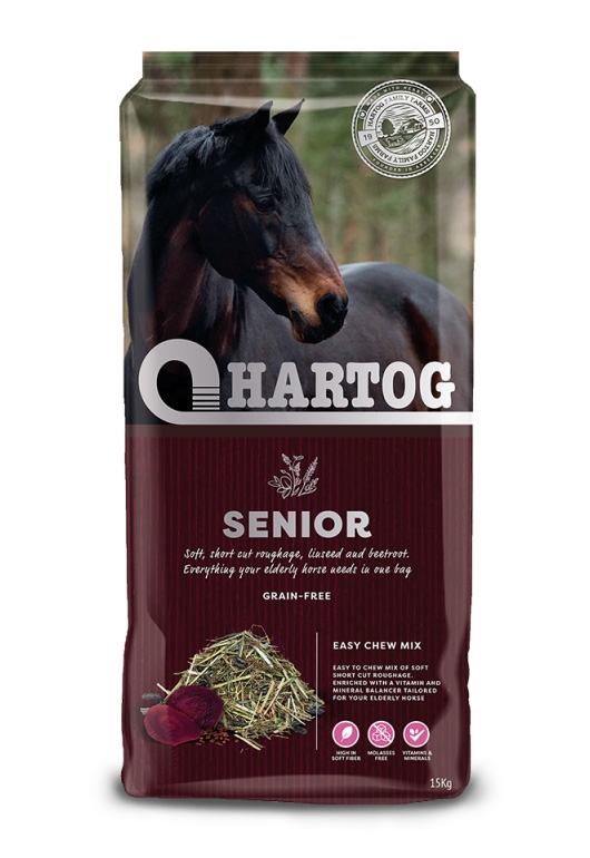 Zdjęcie Hartog Sieczka Senior dla koni starszych   mieszanka z premiksem i ziołami 15kg