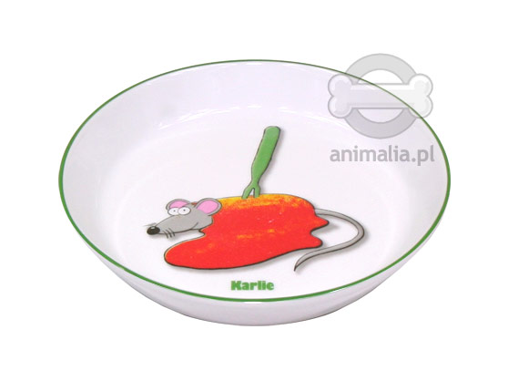 Zdjęcie Karlie Miska ceramiczna dla kota  Myszka w sosie śr. 16 cm