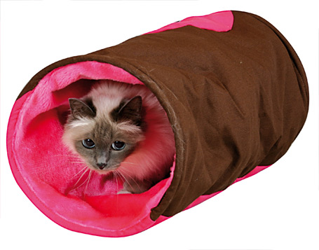 Zdjęcie Zolux Tunel pluszowy Yin Yang Magic Tube dla kota  różowy 