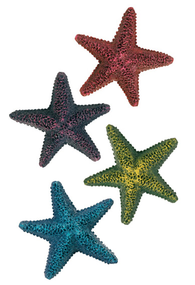 Zdjęcie Trixie Dekoracja kolorowe rozgwiazdy 12 sztuk komplet śr. 9 cm 