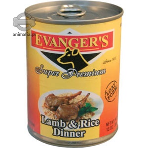 Zdjęcie Evanger's Super Premium Dog Dinner  jagnięcina z ryżem 369g