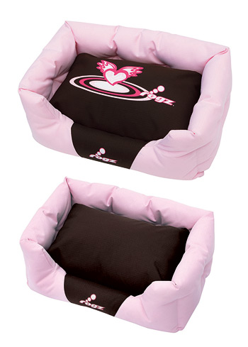 Zdjęcie Rogz Spice Podz: Hearts różowe S legowisko kanapa 56 x 35 x 22 cm 