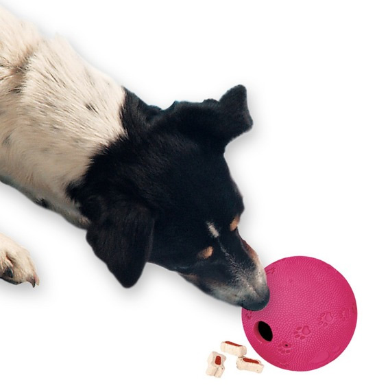 Zdjęcie Trixie Gumowa kula snack ball dla psa z labiryntem śr. 7 cm 