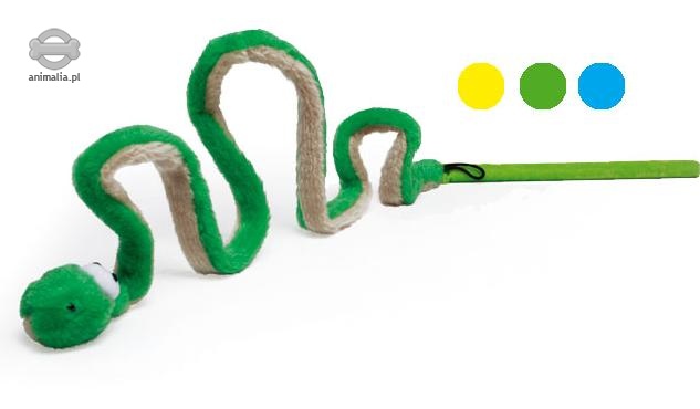 Zdjęcie Camon Zabawka wąż pluszowy na patyku   150 cm