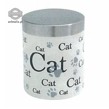 Zdjęcie Camon Pojemnik metalowy na karmę  dla kotka 