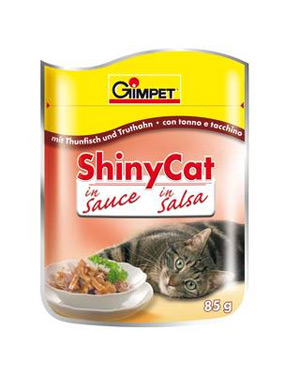 Zdjęcie Gimpet ShinyCat saszetka tuńczyk i indyk 85g