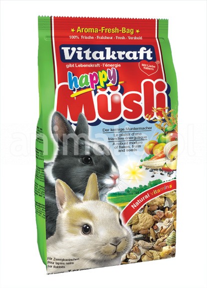Zdjęcie Vitakraft Happy Musli karma uzupełniająca dla królika   200g