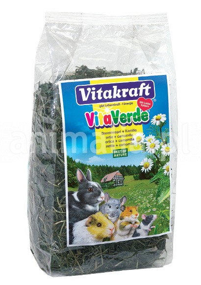 Zdjęcie Vitakraft Vita Verde pokrzywa i rumianek dla gryzoni   100g