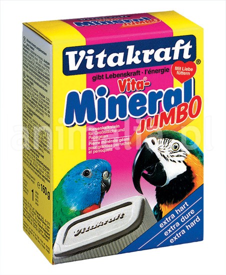 Zdjęcie Vitakraft Vita-Mineral Jumbo  wapno dla dużych papug 160g